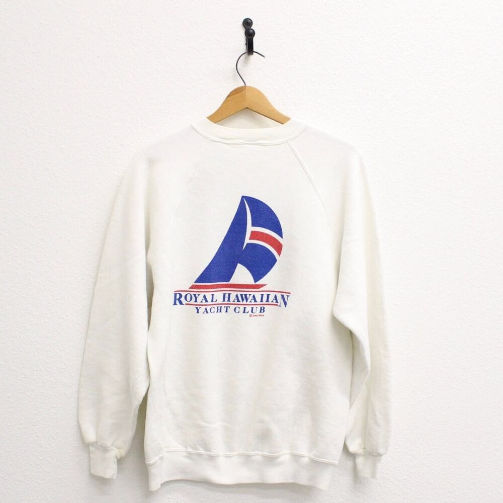 Vintage Royal Hawaiian Yacht Club Sweatshirt Large